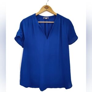 Sapphire Blue PLEIONE Tunic Top Size Large
